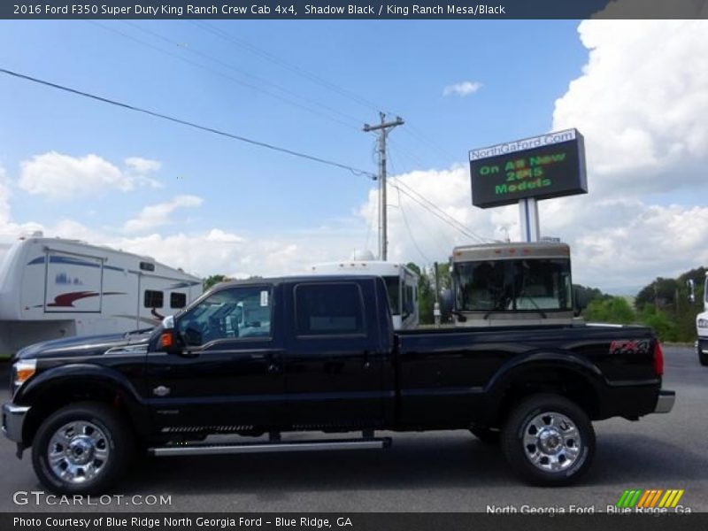 Shadow Black / King Ranch Mesa/Black 2016 Ford F350 Super Duty King Ranch Crew Cab 4x4
