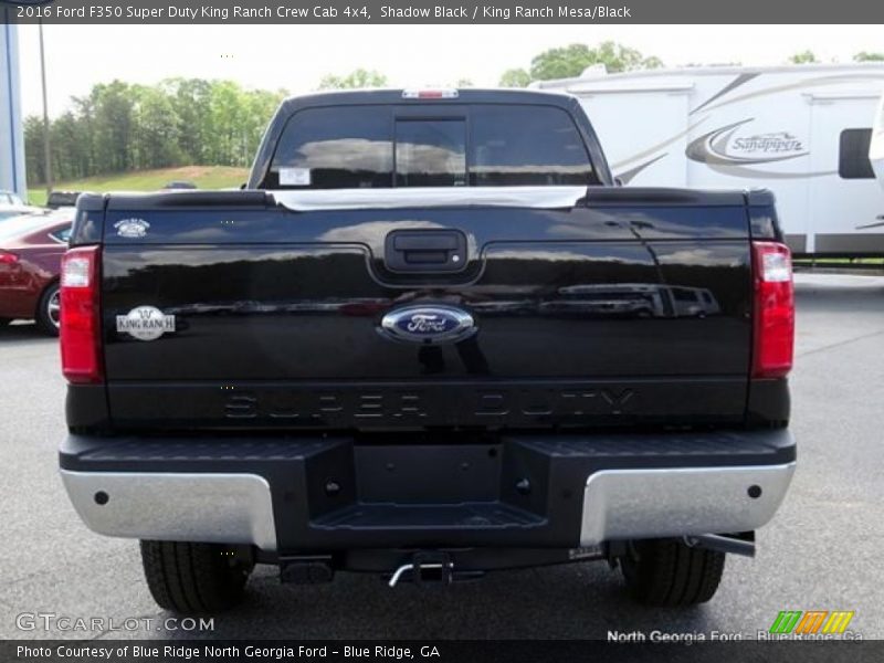 Shadow Black / King Ranch Mesa/Black 2016 Ford F350 Super Duty King Ranch Crew Cab 4x4