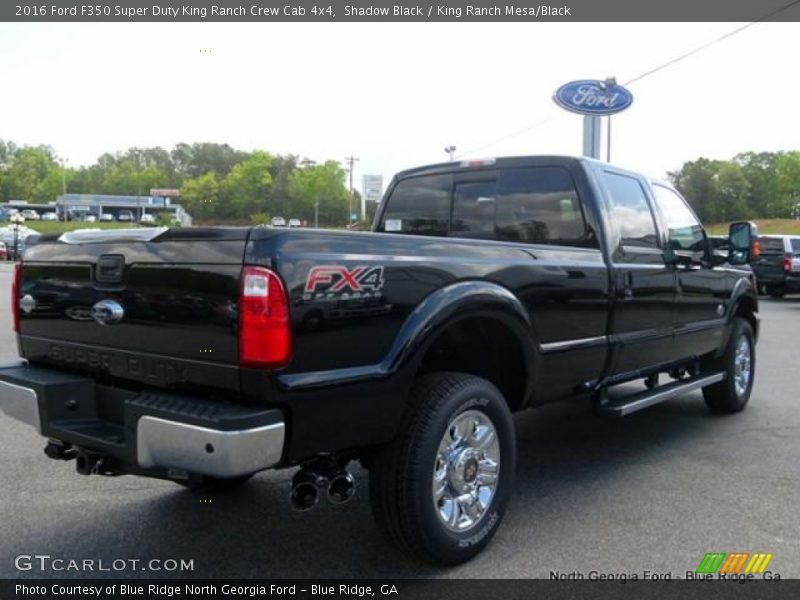 Shadow Black / King Ranch Mesa/Black 2016 Ford F350 Super Duty King Ranch Crew Cab 4x4