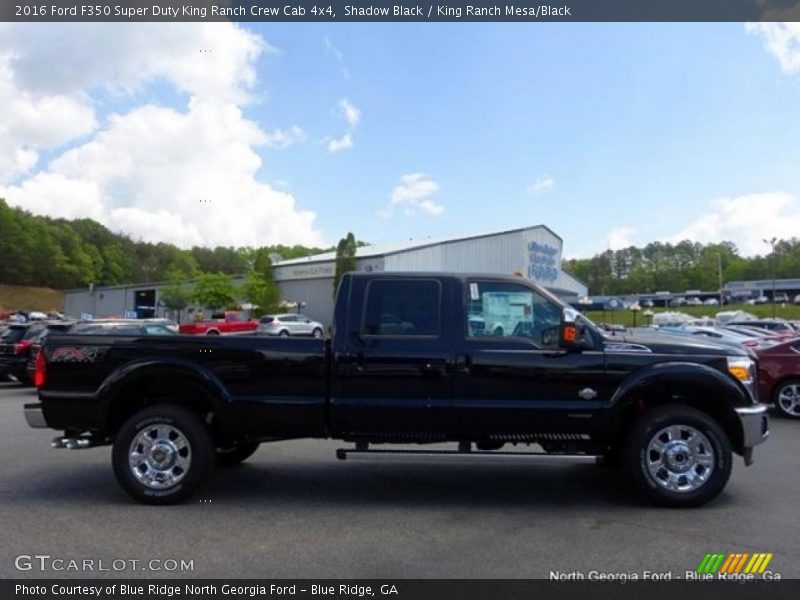 Shadow Black / King Ranch Mesa/Black 2016 Ford F350 Super Duty King Ranch Crew Cab 4x4