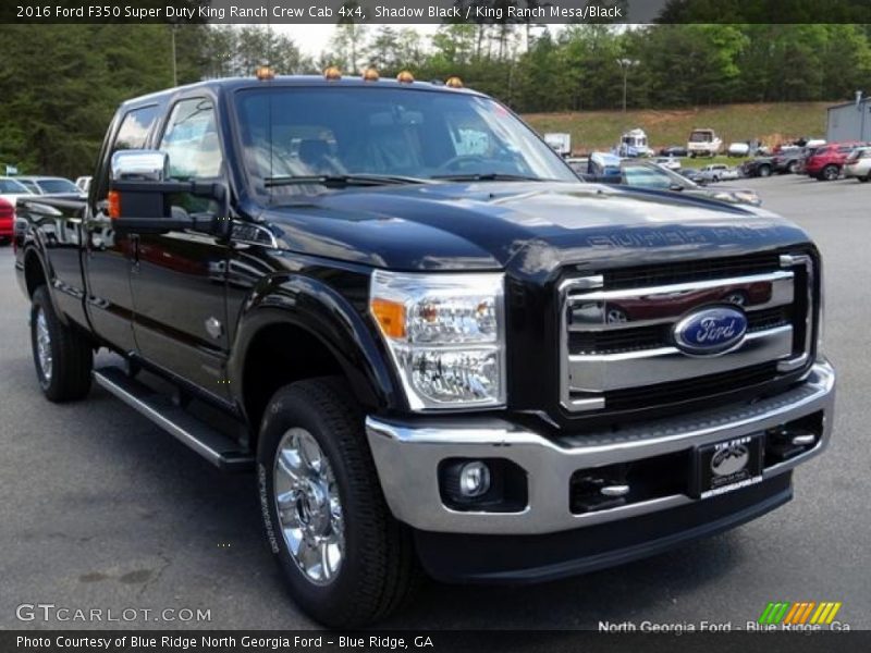 Shadow Black / King Ranch Mesa/Black 2016 Ford F350 Super Duty King Ranch Crew Cab 4x4