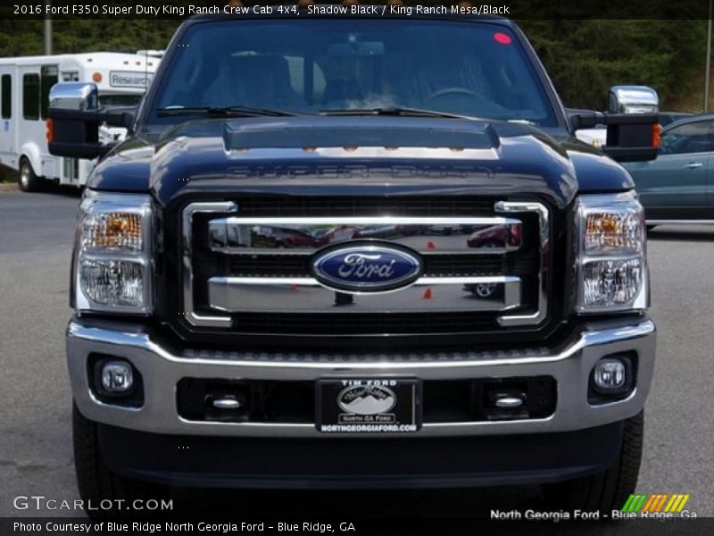 Shadow Black / King Ranch Mesa/Black 2016 Ford F350 Super Duty King Ranch Crew Cab 4x4