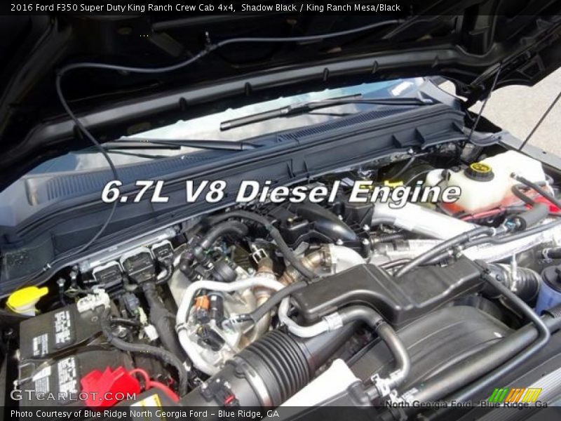 Shadow Black / King Ranch Mesa/Black 2016 Ford F350 Super Duty King Ranch Crew Cab 4x4