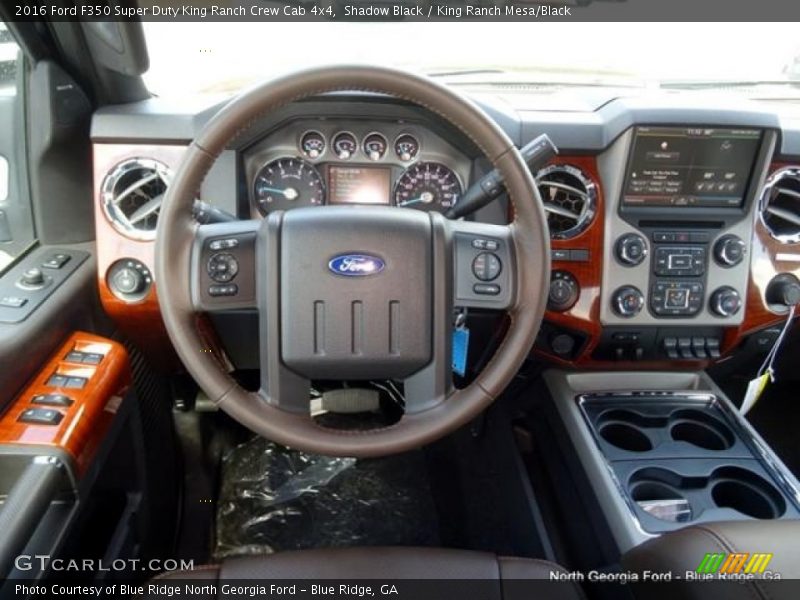 Shadow Black / King Ranch Mesa/Black 2016 Ford F350 Super Duty King Ranch Crew Cab 4x4