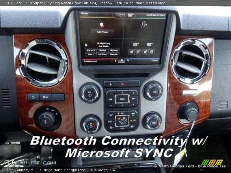Shadow Black / King Ranch Mesa/Black 2016 Ford F350 Super Duty King Ranch Crew Cab 4x4