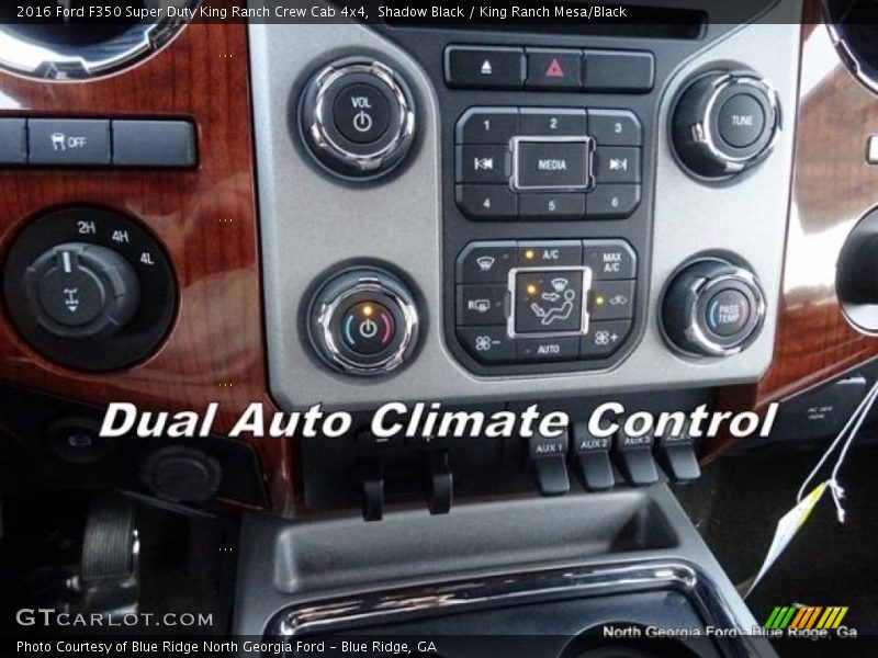 Shadow Black / King Ranch Mesa/Black 2016 Ford F350 Super Duty King Ranch Crew Cab 4x4