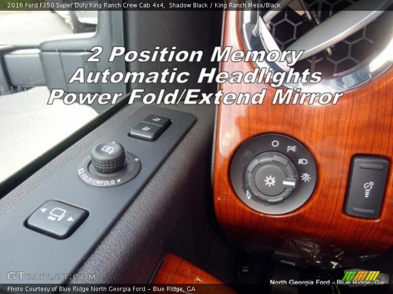 Shadow Black / King Ranch Mesa/Black 2016 Ford F350 Super Duty King Ranch Crew Cab 4x4