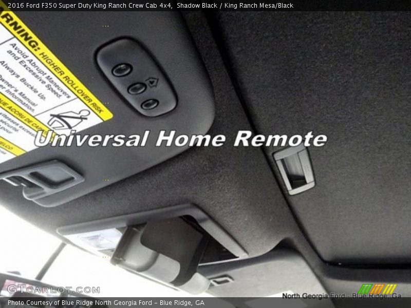 Shadow Black / King Ranch Mesa/Black 2016 Ford F350 Super Duty King Ranch Crew Cab 4x4
