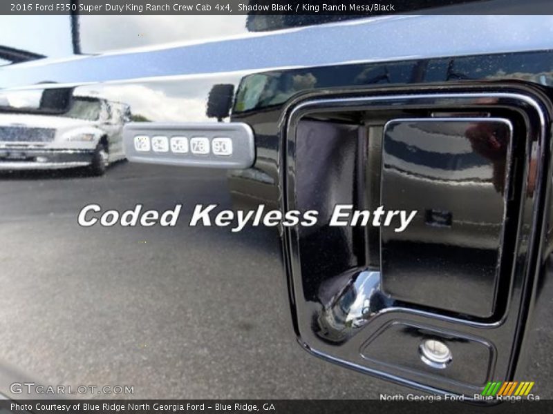 Shadow Black / King Ranch Mesa/Black 2016 Ford F350 Super Duty King Ranch Crew Cab 4x4