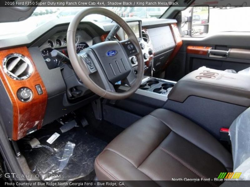 Shadow Black / King Ranch Mesa/Black 2016 Ford F350 Super Duty King Ranch Crew Cab 4x4
