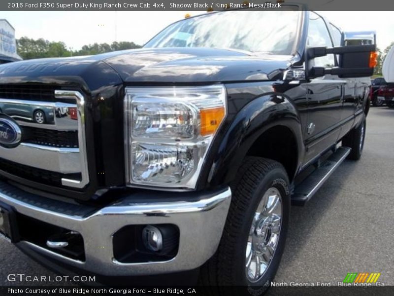 Shadow Black / King Ranch Mesa/Black 2016 Ford F350 Super Duty King Ranch Crew Cab 4x4
