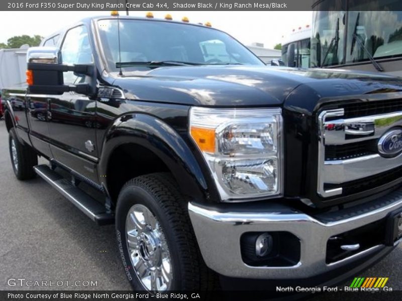 Shadow Black / King Ranch Mesa/Black 2016 Ford F350 Super Duty King Ranch Crew Cab 4x4