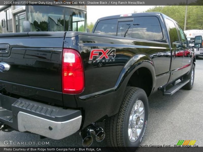 Shadow Black / King Ranch Mesa/Black 2016 Ford F350 Super Duty King Ranch Crew Cab 4x4