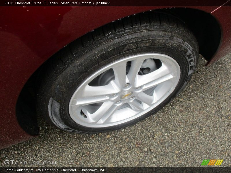 Siren Red Tintcoat / Jet Black 2016 Chevrolet Cruze LT Sedan