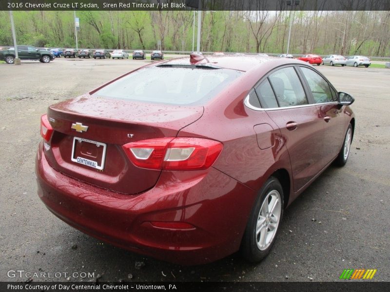 Siren Red Tintcoat / Jet Black 2016 Chevrolet Cruze LT Sedan