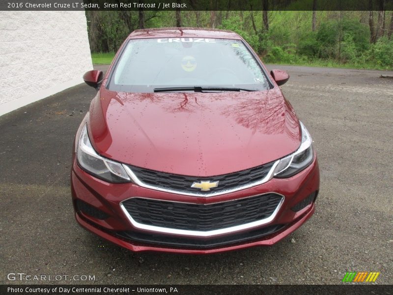 Siren Red Tintcoat / Jet Black 2016 Chevrolet Cruze LT Sedan