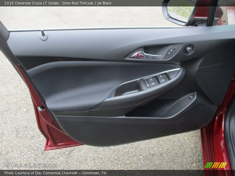 Siren Red Tintcoat / Jet Black 2016 Chevrolet Cruze LT Sedan