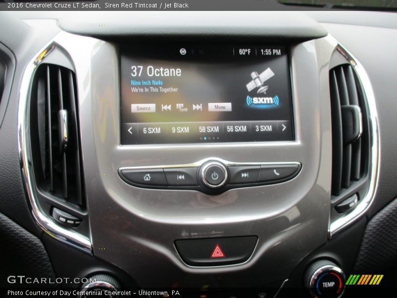 Siren Red Tintcoat / Jet Black 2016 Chevrolet Cruze LT Sedan
