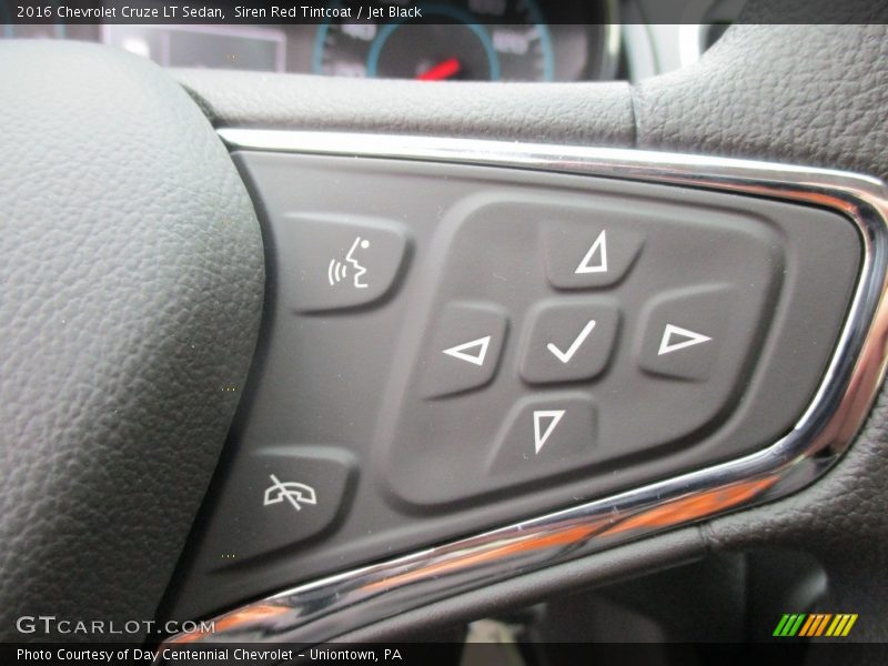 Siren Red Tintcoat / Jet Black 2016 Chevrolet Cruze LT Sedan