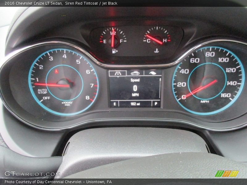 Siren Red Tintcoat / Jet Black 2016 Chevrolet Cruze LT Sedan