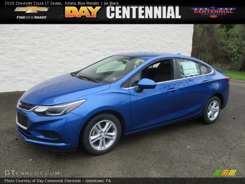 Kinetic Blue Metallic / Jet Black 2016 Chevrolet Cruze LT Sedan