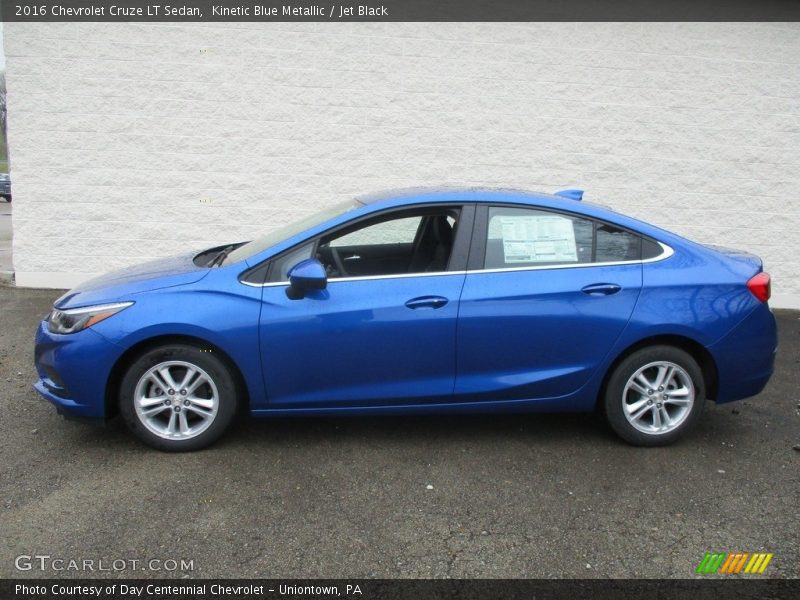 Kinetic Blue Metallic / Jet Black 2016 Chevrolet Cruze LT Sedan