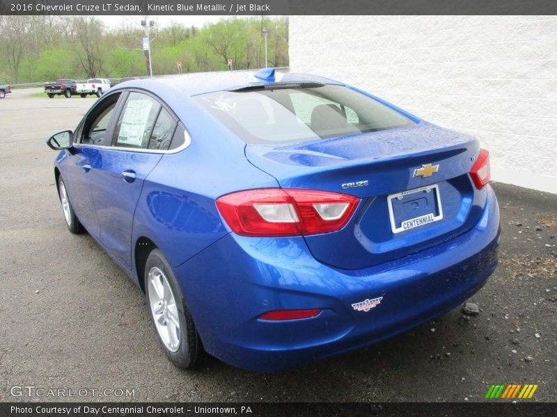 Kinetic Blue Metallic / Jet Black 2016 Chevrolet Cruze LT Sedan
