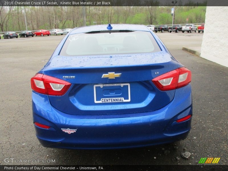 Kinetic Blue Metallic / Jet Black 2016 Chevrolet Cruze LT Sedan