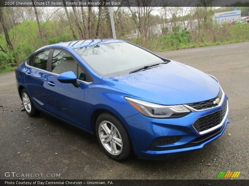 Kinetic Blue Metallic / Jet Black 2016 Chevrolet Cruze LT Sedan