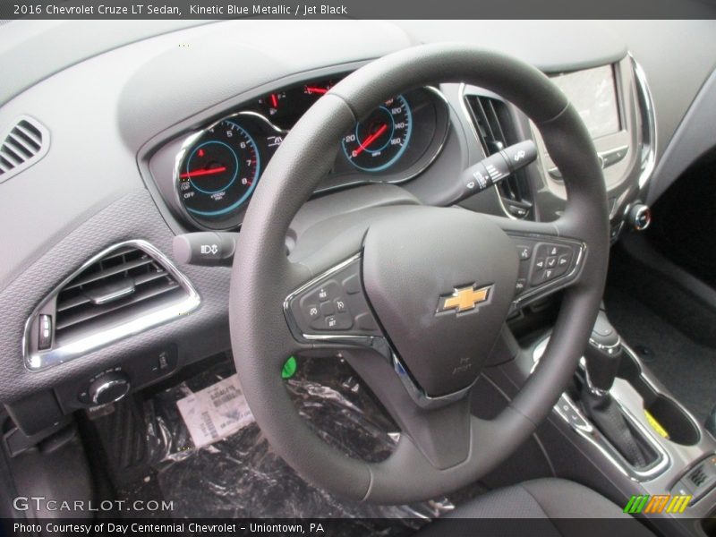 Kinetic Blue Metallic / Jet Black 2016 Chevrolet Cruze LT Sedan