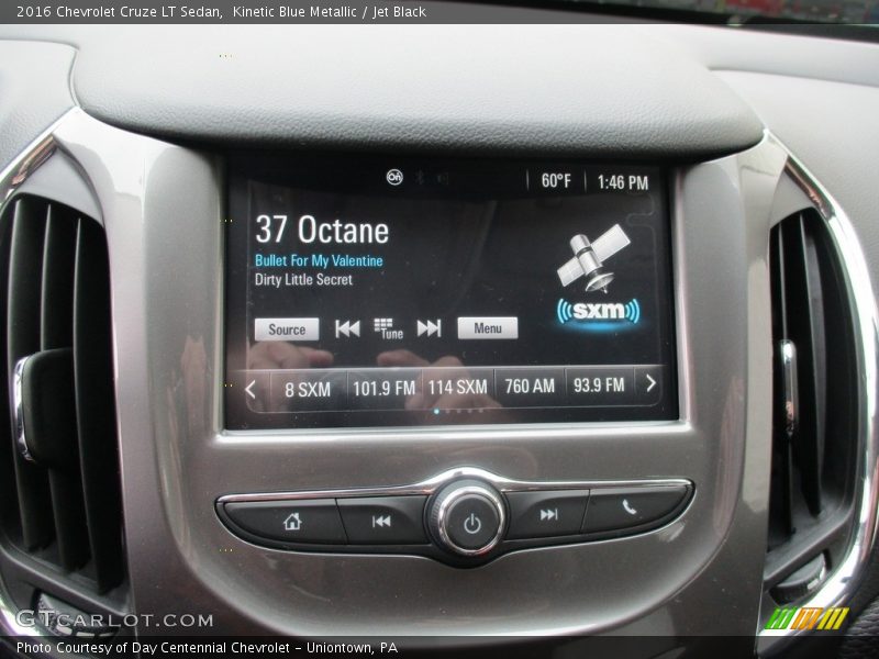 Kinetic Blue Metallic / Jet Black 2016 Chevrolet Cruze LT Sedan
