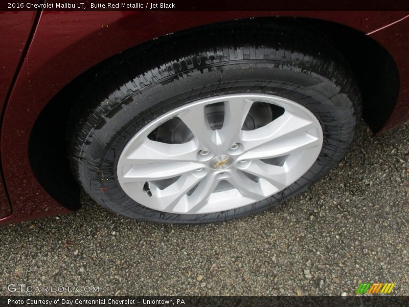 Butte Red Metallic / Jet Black 2016 Chevrolet Malibu LT