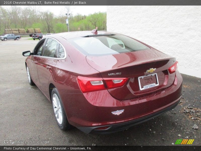 Butte Red Metallic / Jet Black 2016 Chevrolet Malibu LT