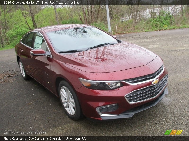 Butte Red Metallic / Jet Black 2016 Chevrolet Malibu LT