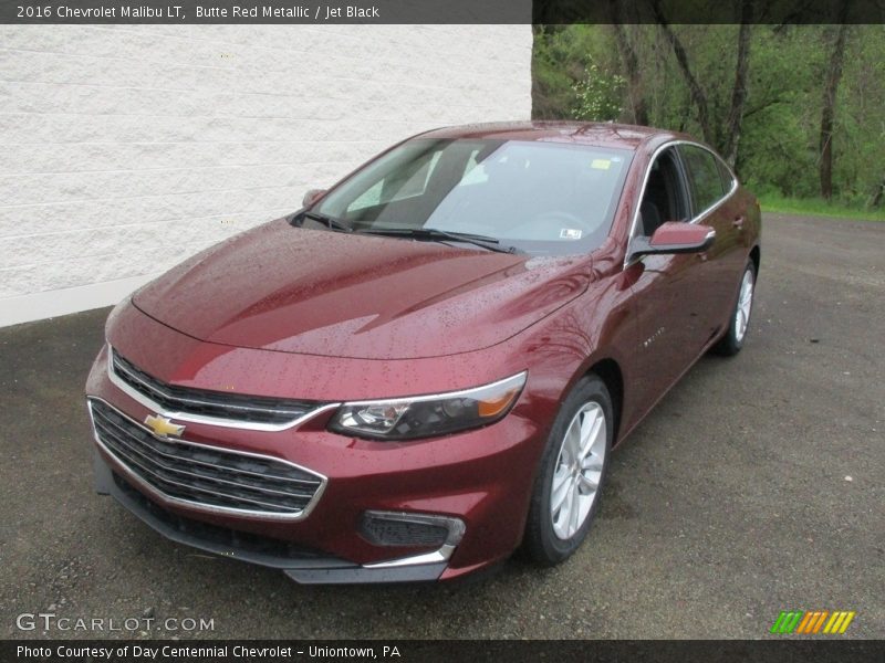 Butte Red Metallic / Jet Black 2016 Chevrolet Malibu LT