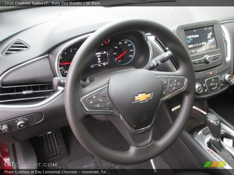 Butte Red Metallic / Jet Black 2016 Chevrolet Malibu LT