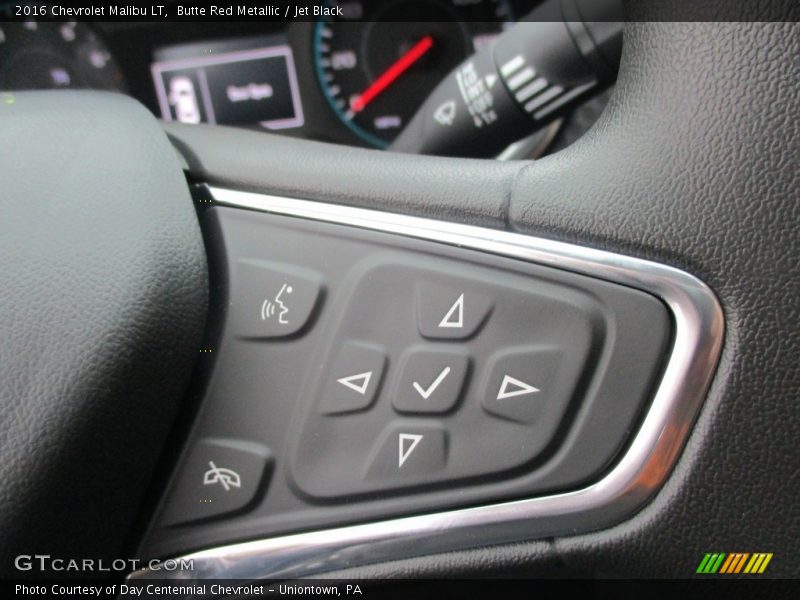 Butte Red Metallic / Jet Black 2016 Chevrolet Malibu LT