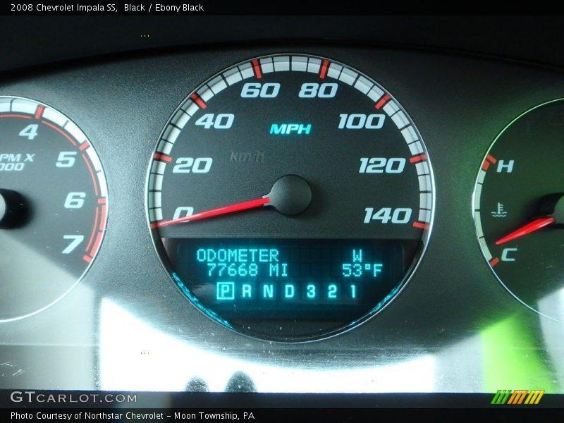 Black / Ebony Black 2008 Chevrolet Impala SS