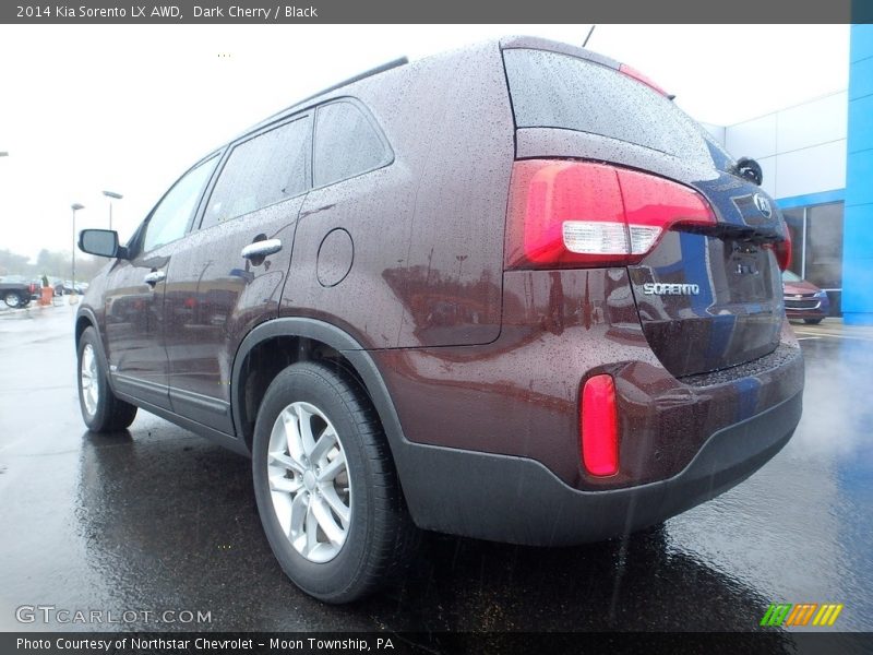 Dark Cherry / Black 2014 Kia Sorento LX AWD