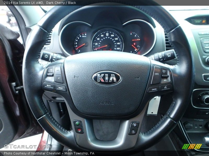 Dark Cherry / Black 2014 Kia Sorento LX AWD