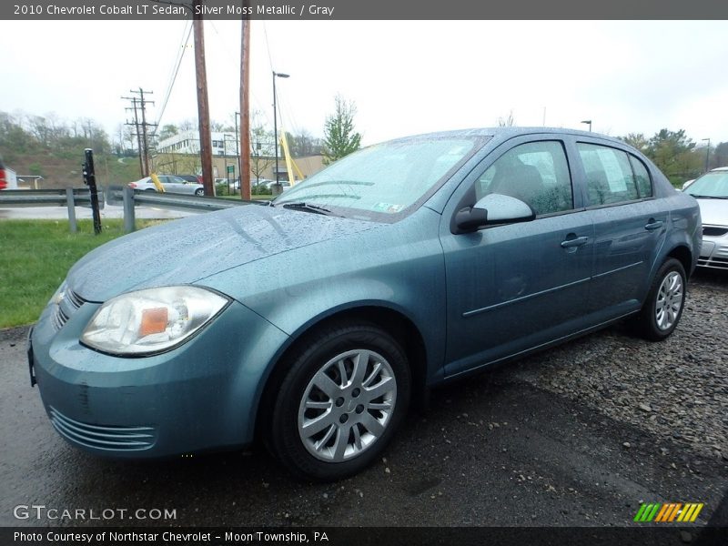 Silver Moss Metallic / Gray 2010 Chevrolet Cobalt LT Sedan