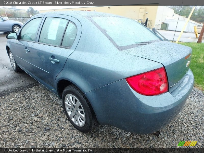 Silver Moss Metallic / Gray 2010 Chevrolet Cobalt LT Sedan