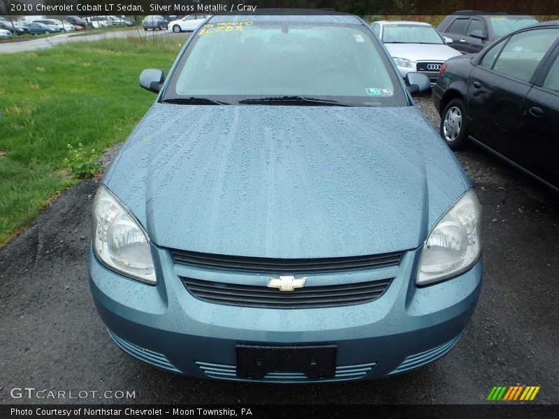 Silver Moss Metallic / Gray 2010 Chevrolet Cobalt LT Sedan