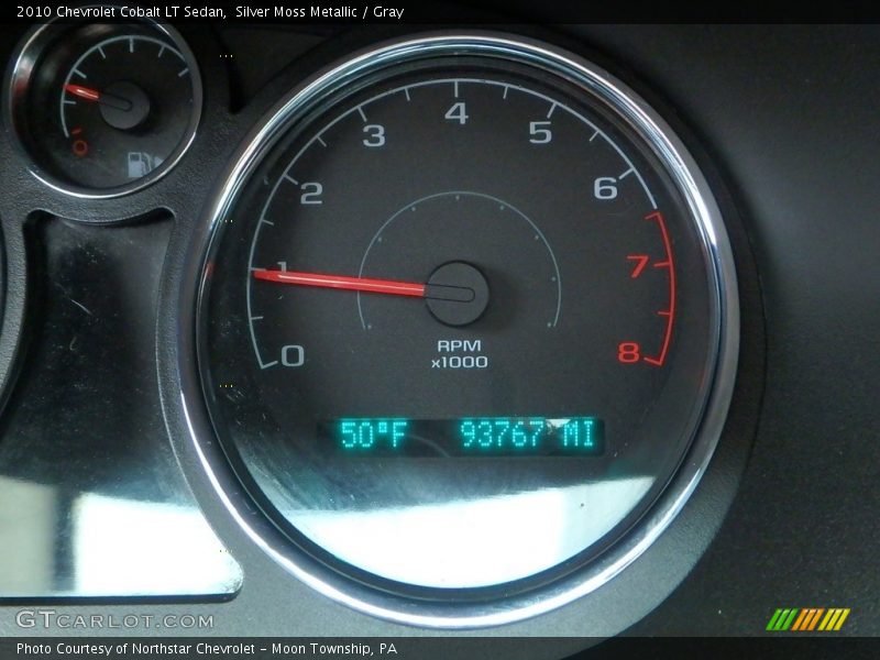 Silver Moss Metallic / Gray 2010 Chevrolet Cobalt LT Sedan