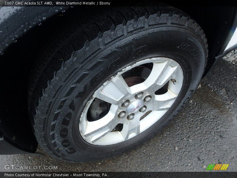 White Diamond Metallic / Ebony 2007 GMC Acadia SLT AWD