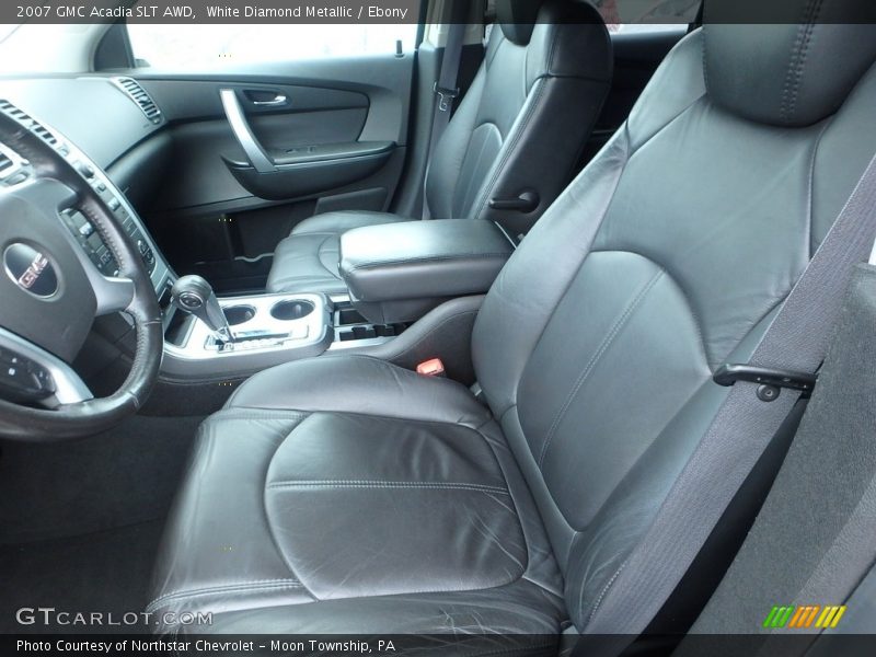 White Diamond Metallic / Ebony 2007 GMC Acadia SLT AWD