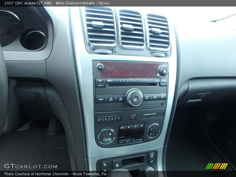 White Diamond Metallic / Ebony 2007 GMC Acadia SLT AWD