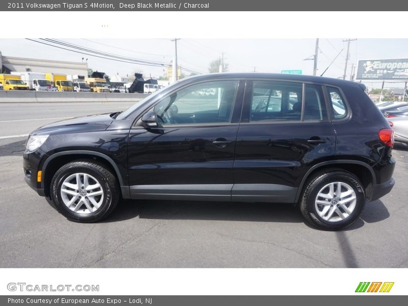 Deep Black Metallic / Charcoal 2011 Volkswagen Tiguan S 4Motion