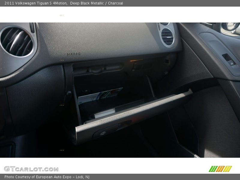 Deep Black Metallic / Charcoal 2011 Volkswagen Tiguan S 4Motion