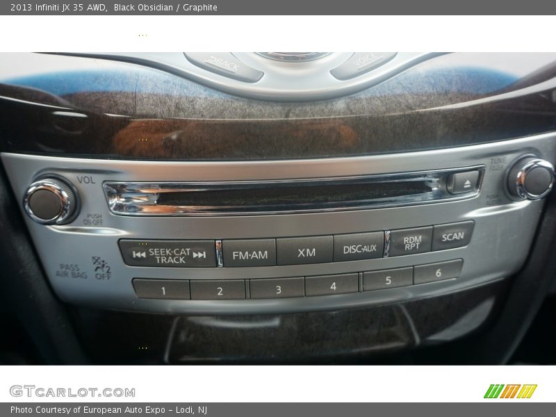 Black Obsidian / Graphite 2013 Infiniti JX 35 AWD